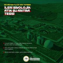 Biyolojik Atık Su Arıtma Tesisi Çalışıyor